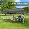 thumbnail image 7 of COBIZI 10x20 Pop Up Canopy Tent, Outdoor Party Tent With 6 Sidewall One Push Setup Glow, 3 Adjustable Height Air Vent Waterproof UPF50+, Bag, 4 Sandbag, 6 Stake, 12 Rope for Beach, Commercial, 7 of 7