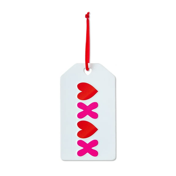 XOXO Tag Hanging Decoration, Multicolor, 6", Valentine's Day by Way To Celebrate