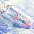 thumbnail image 4 of Diconna Reusable Mermaid Pattern Double-Layer Straw Cup with Sealing Cover, 4 of 6