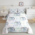 thumbnail image 1 of Erosebridal Disco Ball Bedding Toddler Comforter Set, Colorful Bow Down Comforter, Princess Room Decor, Reversible 2 Pieces, 1 of 7