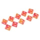 thumbnail image 3 of 10 Piezas De Acrílico 10 D10 Dados Dados De Dados Dados Para Rojo naranja yotijar Dados poliédricos, 3 of 10