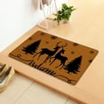 thumbnail image 2 of Christmas Door Mat, 23.6" x 15.7" Reindeer Christmas Welcome Mat Christmas Trees Doormat, Non Slip Washable Christmas Door Mats Outside Indoor for Home Front Porch Bath Kitchen Decor, 2 of 3