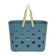 thumbnail image 2 of Bolsa de mano lavable, organizador de cesta de baño, cesta de baño, diseño de corazón, cesta de baño hueca azul, 2 of 9
