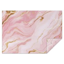 Pink Gold Marble Pattern Rectangle Tablecloth 60"x84",Waterproof Polyester Rectangle Table Cloth, Wipeable Spillproof Polyester Tablecloth for Dining, Camping, Indoor and Outdoor