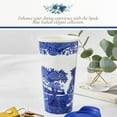 thumbnail image 5 of Spode Blue Italian Travel Mug, Made of Porcelain, Travel Tumbler for Coffee and Tea, Hot Water Cup, Dishwasher and Microwave Safe (12 oz), 5 of 7