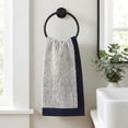 thumbnail image 2 of Unique Bargains Cotton Striped Hand Towel for Bathroom Kitchen Gym Blue 2pcs 29" x 13", 2 of 8