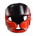 thumbnail image 1 of jinwen Boxing Headgear Adjustable Breathable Full Coverage for Karate Muay Thai MMA Red S, 1 of 9