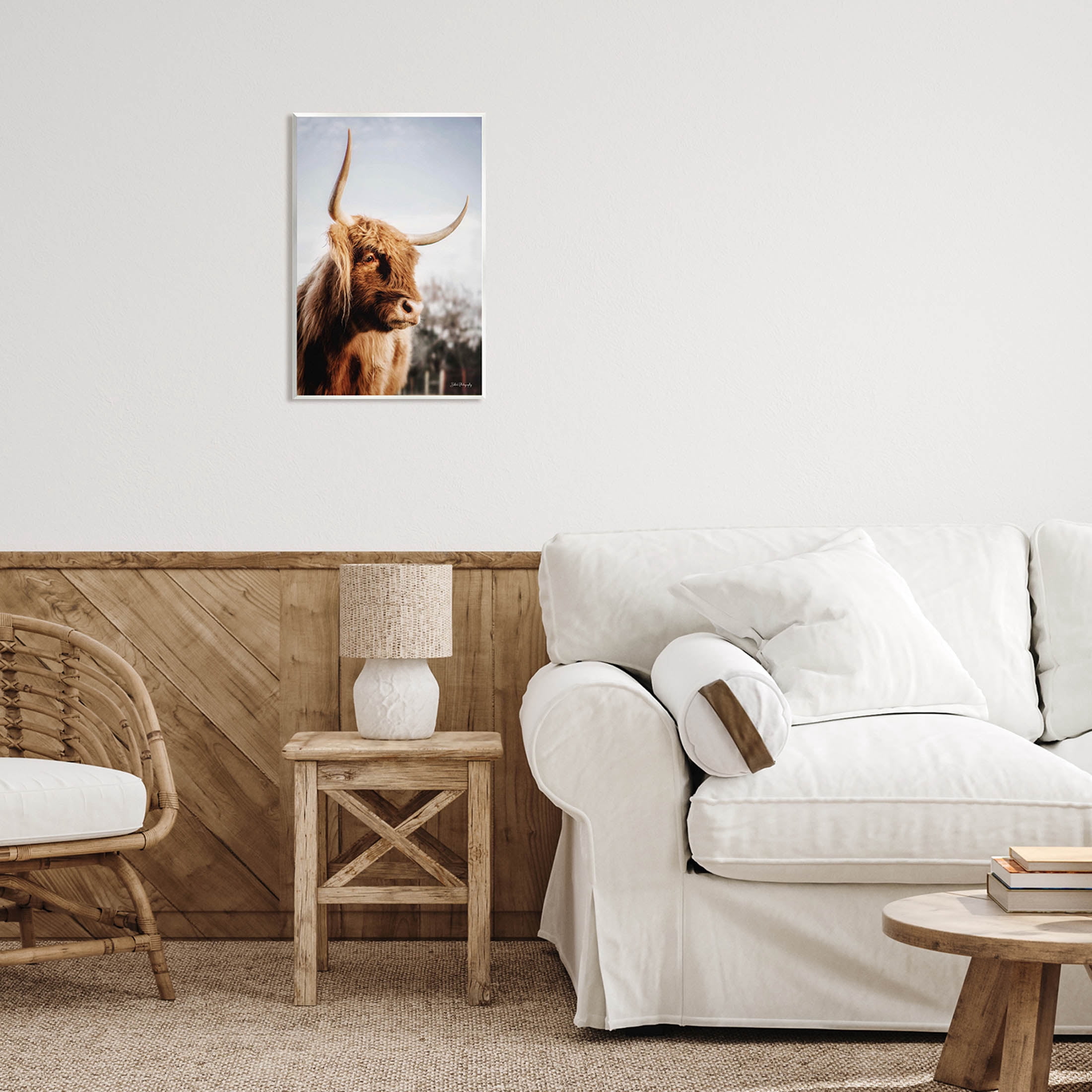 Cattle Gazing Rural Landscape Animals & Insects Photograph Unframed Art Print Wall Art