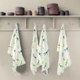 thumbnail image 5 of Dreamtimes Japanese Dragonfly Colorful Kitchen Towels Dish Bar Tea Towel Dishcloths Set of 4 Super Absorbent Soft 18 x 28 inches, 5 of 7