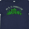 thumbnail image 4 of Inktastic My 1st St. Patrick's Day with Plaid Shamrocks Boys or Girls Baby T-Shirt, 4 of 5