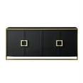 thumbnail image 2 of Inspired Home Ulani Sideboard Buffet in Black, 2 of 10
