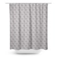 thumbnail image 1 of S4Sassy Gray Columbine Star Floral Decorative Waterproof Printed Shower Curtain Roller Hooks Drapes-60 x 70 Inch, 1 of 6