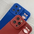 thumbnail image 2 of Compatible with iPhone 14 Pro Case, Cute 3D Cherry for Girls Women Shockproof Soft Silicone Lens Protection Case with Wristband Stand for iPhone 14 Pro, Klein Blue Cherry, 2 of 13