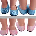 thumbnail image 1 of Luckdoll Doll Shoes 10Pcs Doll Shoes se adapta a 18 pulgadas American Girl Doll My Life Doll Luckdoll 64790400, 1 of 1