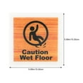 thumbnail image 2 of Caution Wet Floor Sign Notice Caution Warning Sign for Restaurant Commercial And Industrial, 2 of 5