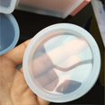 thumbnail image 2 of (Ovale.)Wharick Moule à Résine Carré Rond en Silicone Époxy DIY Décoration Maison, 2 of 2