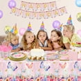 thumbnail image 5 of Hegbolke Butterfly Party Supply Set for Serves 20 Guests, Pink and Purple, 166 Pieces, 5 of 8