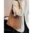 thumbnail image 2 of LHSHIDU Slouchy Bags for Women Retro Vegan Leather Purse Luxury Designer Shoulder Bag Fashion Shopping Tote Bag 2pcs, 2 of 9