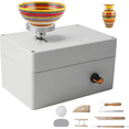 thumbnail image 2 of 2X Pottery Wheel Machine, USB Pottery Making Kit with 12Pcs Ceramic Clay Tools, Electric Pottery Wheels DIY Kits, 2 of 7