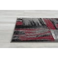 thumbnail image 5 of Allstar Rugs High Quality Red 2x3 Modern Abstract Quad-Directional Weathered Texture Floor Mat (2' 0" x 2' 11"), 5 of 5