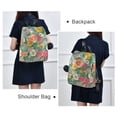 thumbnail image 4 of FORMRS Women's Travel Backpack Purse Anti-Theft Hidden Pockets Casual Shoulder Bag, Floral Pattern, 4 of 7