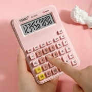 Calculator Scientific Calculators For Elementary School Mathematics Textbook Synchronous Computer 10 Digit Display Portable Desktop Silent Battery Model