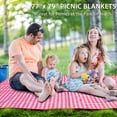 thumbnail image 2 of Large Outdoor Picnic Blanket, 59"x78.7" Waterproof Picnic Mat, Sandproof Beach Blanket Portable Camping Blanket Lightweight, 2 of 8