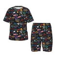 thumbnail image 1 of Balery Basketball Conjunto de Pijama Infantil de Manga Corta con Estampado – Ropa de Dormir de Algodón Suave-3X-Large, 1 of 6