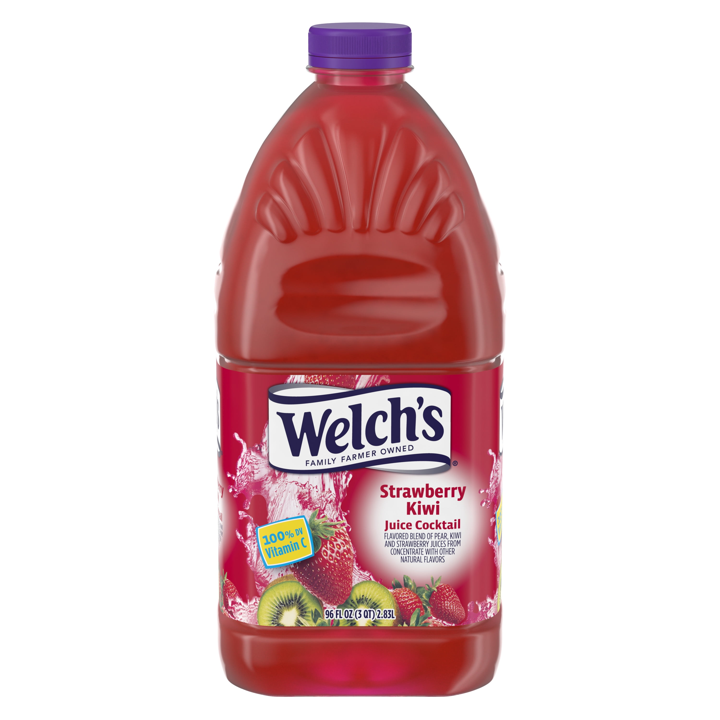 Welch's Strawberry Kiwi Juice Cocktail, 96 Fl Oz Bottle
