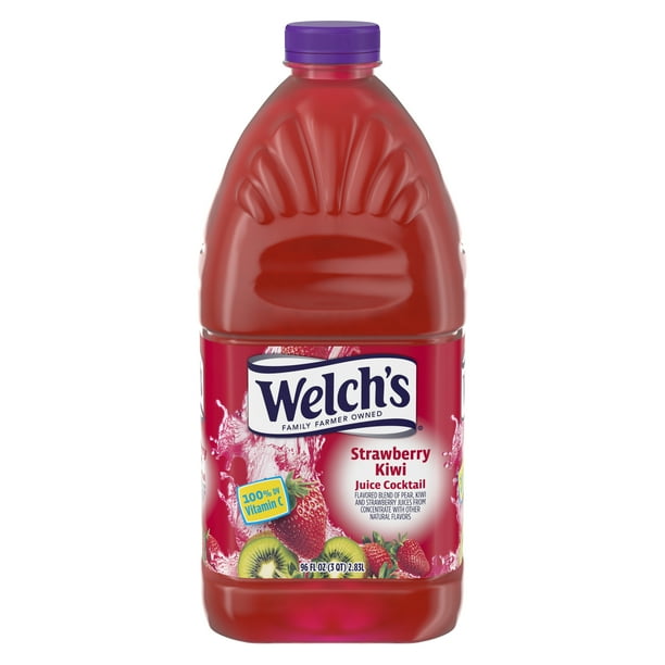 Welch's Strawberry Kiwi Juice Cocktail, 96 Fl Oz Bottle