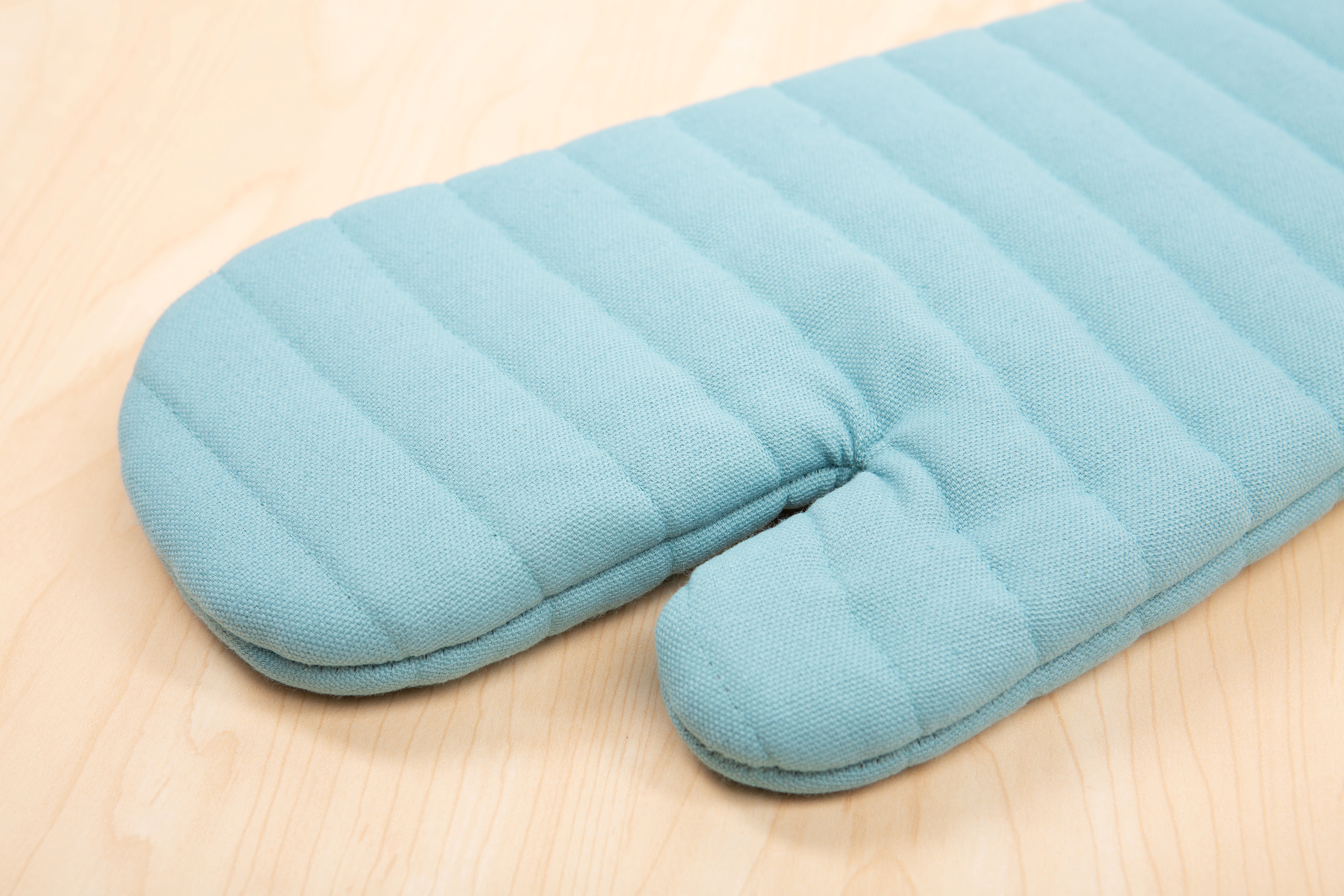 (2 pack) Mainstays Oven Mitt, Teal, 7” x 12.5”, 100% Cotton Shell 100% Polyester Fill