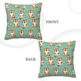 thumbnail image 3 of Square Decorative Throw Pillow Covers with Core, Cute Cartoon Tiger Throw Pillows for Couch Sofa Bed Home Decor, 18"x18", 3 of 9