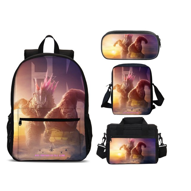 Godzilla Bag, Student Backpack, 3D Printing, Game Characters, Travel Bag, Computer Bag-week