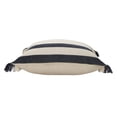 thumbnail image 5 of Laddha Home Designs Striped Loomed Square Cotton Throw Pillow Cover - 20" - Blue and White, 5 of 8