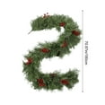thumbnail image 5 of Vggrvlo 6FT Artificial Norfolk Pine Garlands Real Touch Winter Pine Garland Artificial Greenery Christmas Garland Best Christmas Decor, 5 of 8