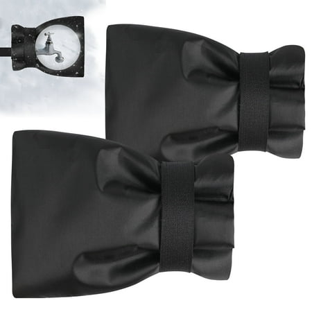 2Pcs Faucet Cover for Winter Outside Freeze Protection Hose Spigot Socks Waterproof Insulation Wrap