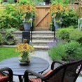 thumbnail image 3 of 5-8 Bundles Artificial Flower Plastic Fake Outdoor Plant Faux UV Resistant Decor, 3 of 5