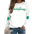 thumbnail image 2 of Sudadera NBNFTR Día de San Patricio para mujer con estampado de trébol, 2 of 4