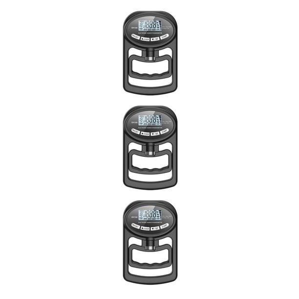 Soidarity Empuñadura para entrenamiento de potencia Mida la fuerza con un dinamómetro manual digital de precisión Fácil negro 423 g Type1 NO1