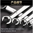 thumbnail image 4 of 6Pcs Metric Flare Nut Spanners Wrench Kit 6mm-19mm For Gas Brake AC Diesel Lines, 4 of 5