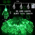 thumbnail image 3 of FL 30 LED Halloween String Lights, Cute Battery Operated Ghost String Lights Indoor  Fireplace Party Porch Room Halloween Decorations, 3 of 7