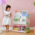 thumbnail image 6 of Fantasy Fields Magic Garden Kids Wooden Display Book Rack with Storage, 6 of 8