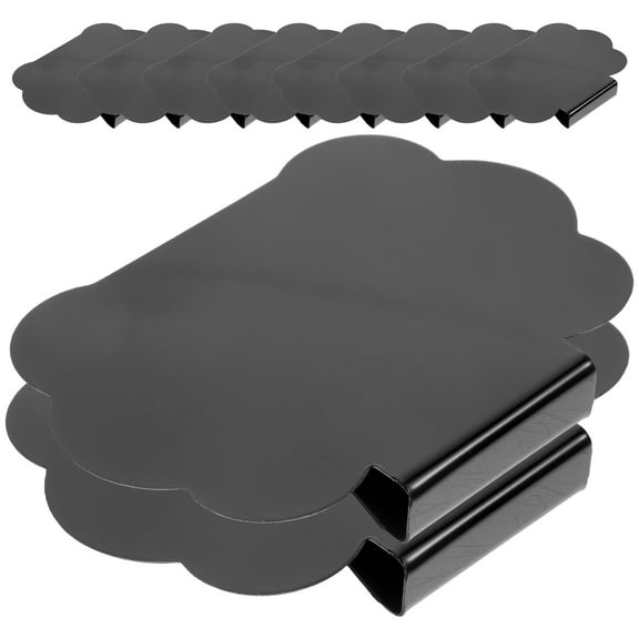 10pcs Erasable Label Clip Blackboard Style Tags Clips Basket Labels Holders Shop Supply