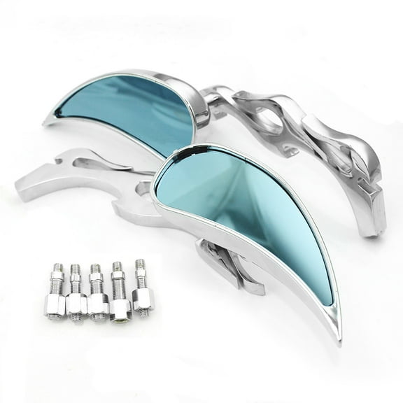 Chrome Motorcycle Rearview Mirrors For Honda Shadow Spirit Aero Ace VT 750 1100