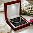 thumbnail image 5 of 18th Birthday Gift for Him, Son Birthday, Grandson 18th Gift, Cuban Link Chain - Stainless Steel/ Yellow Plated - Message Card & Gift Box, 5 of 5