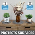 thumbnail image 4 of Drymate 12-Pack Plant Coasters (6 Inch, 8 Inch, 10 Inch), (4 of Each), Absorbent Fabric Mats, Waterproof, Protects Surfaces, Fast Drying, For Indoor & Outdoor Plants or Pots, 4 of 5