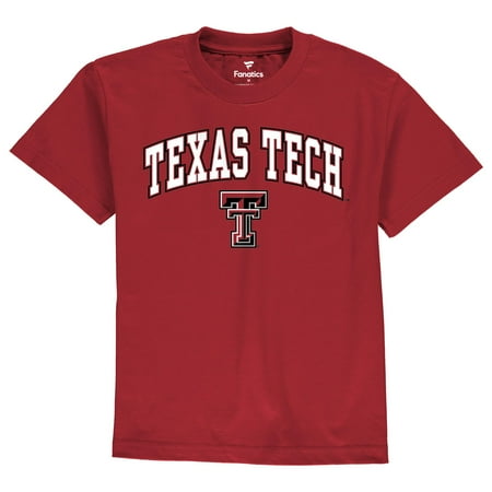 Tech Red Raiders 4 Light - Texas Tech Red Raiders Youth Campus T-Shirt - Red
