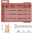 thumbnail image 3 of QRIC Women's Dress Full Slip Shapewear Bodysuit Lingerie Body Shaper with Built-in Bra Tops Smooth Back, 3 of 6