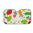 thumbnail image 7 of Goofa Cartoon Vegetables Printed Car Windshield Sunshade,Foldable Reflective Sun Visor,UV Protection Heat Blocker Sunshade,Car Cooling Accessory-Small, 7 of 7