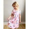 thumbnail image 3 of Arshiner Girl's Swing Dress Summer Solid Off Shoulder Short Sleeve with Pockets, 3 of 8